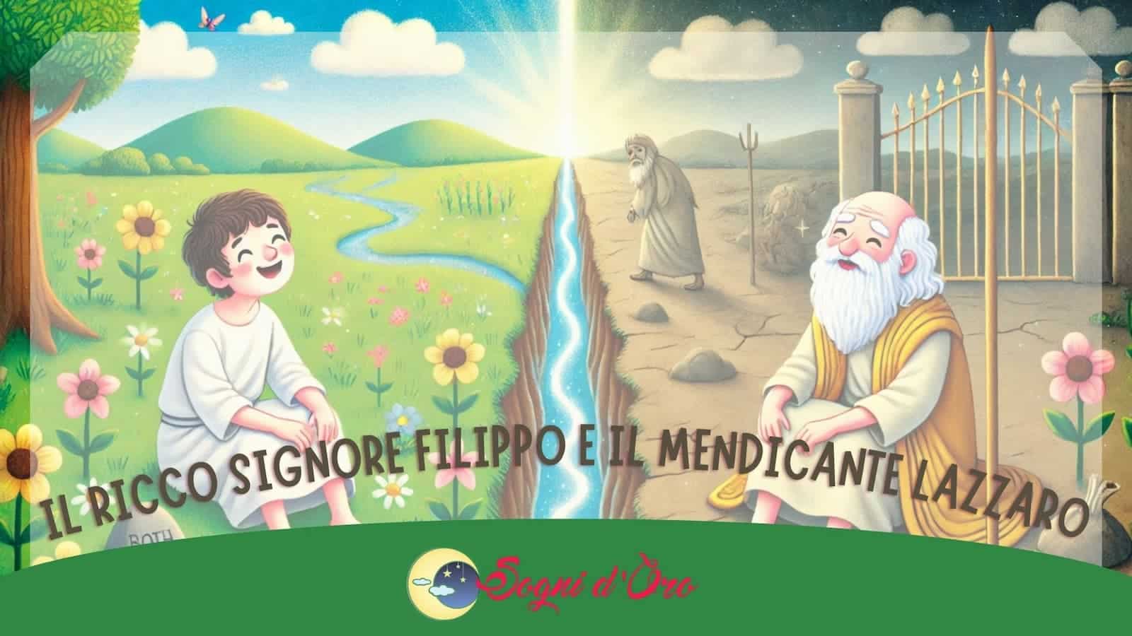 Il Ricco Signore Filippo e il Mendicante Lazzaro Il Ricco Signore Filippo e il Mendicante Lazzaro